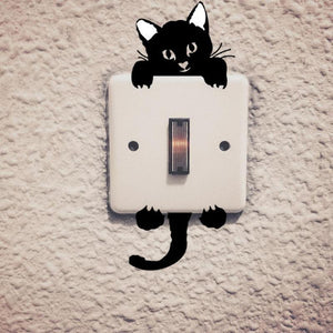 Cat Light Switch Stickers M